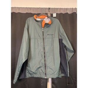 Vintage Champion Men’s Nylon Windbreaker Jacket (XXL)